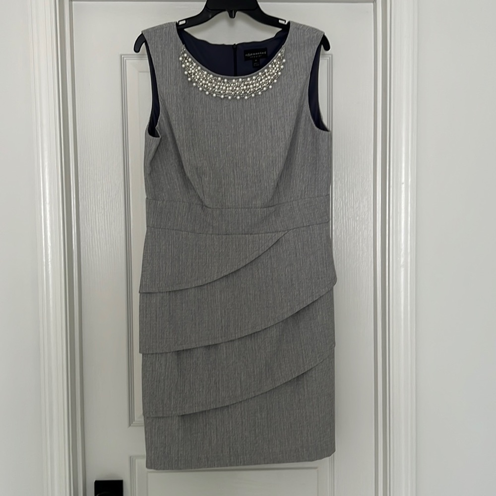 Connected Apparel Grey dress